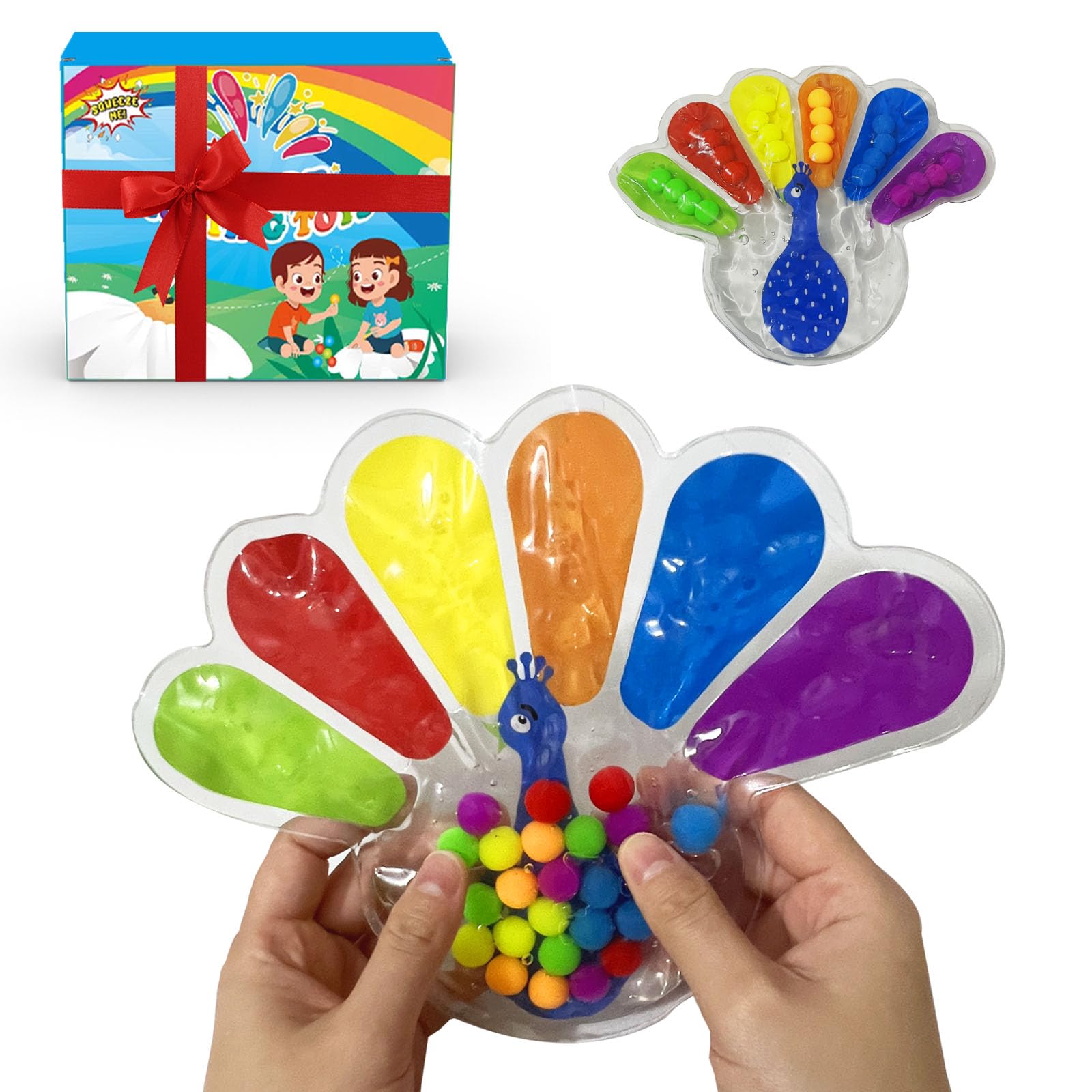 GYsomer Color Sorting Sensory Toys, Fine Motor Skills Toys for Toddlers, Montessori Toys Preschool Learning Activitie, Sensory Activity Toy for Kids 3+ and Adults